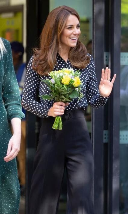 Kate Middleton pantalones culotte 