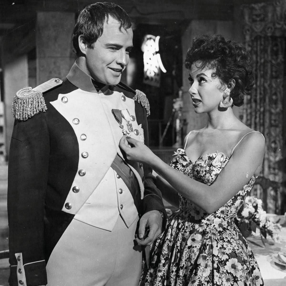 Marlon Brando And Rita Moreno In 'Desiree'