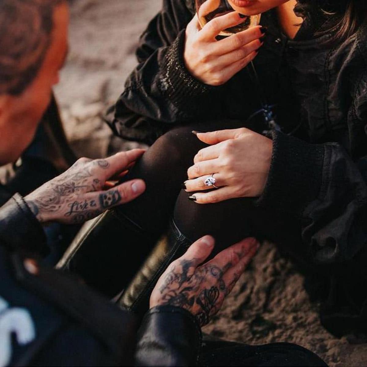 Kourtney Kardashian and Travis Barker