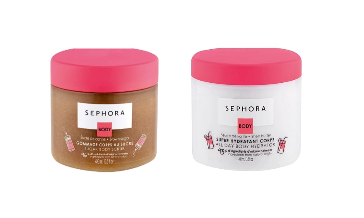 Sephora Collection scrub and lotion