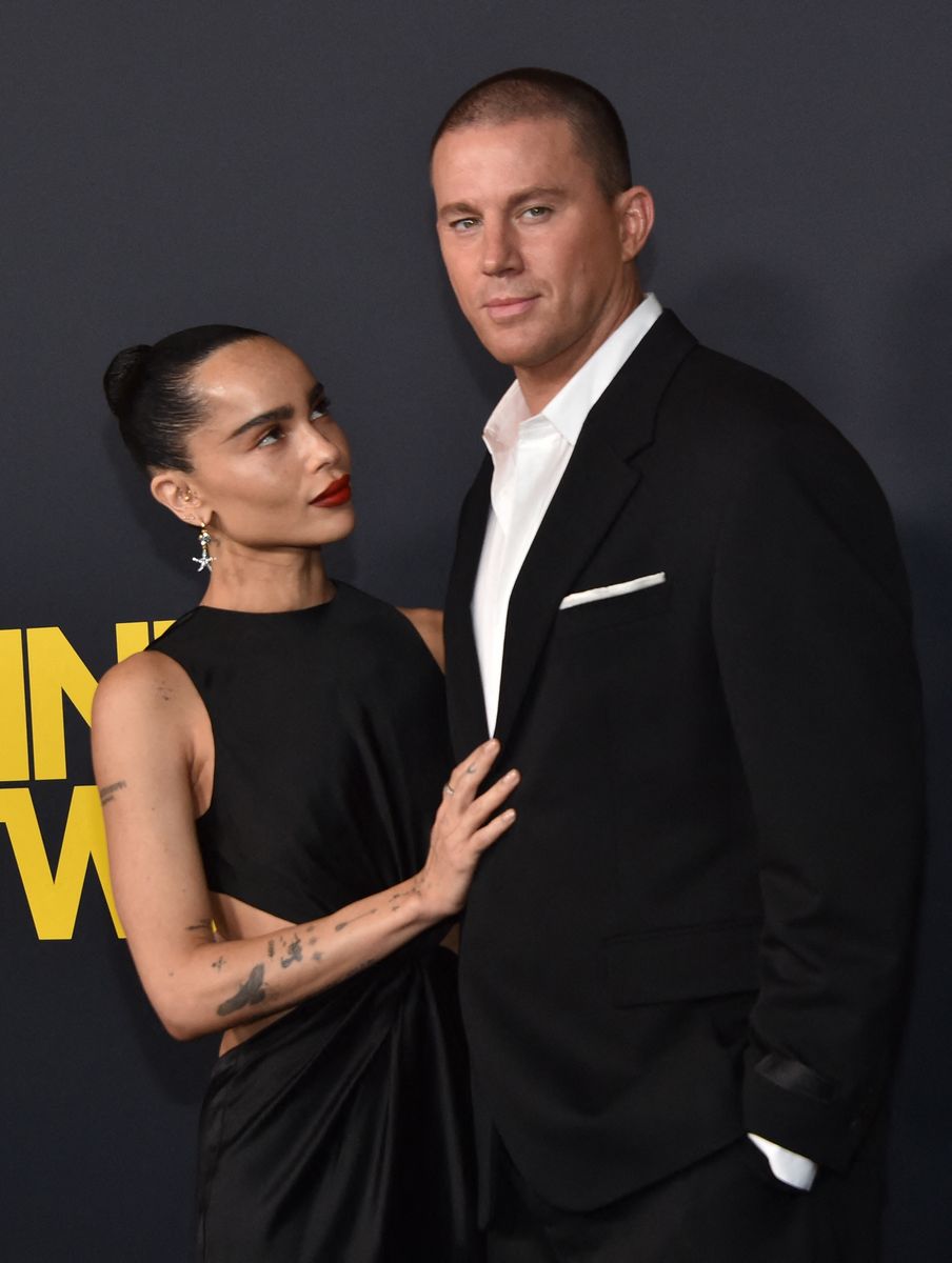 Zoe Kravitz and Channing Tatum at the premiere of 'Blink Twice'