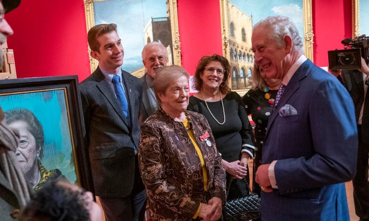 The Prince of Wales And The Duchess Of Cornwall Visit Holocaust Exhibition