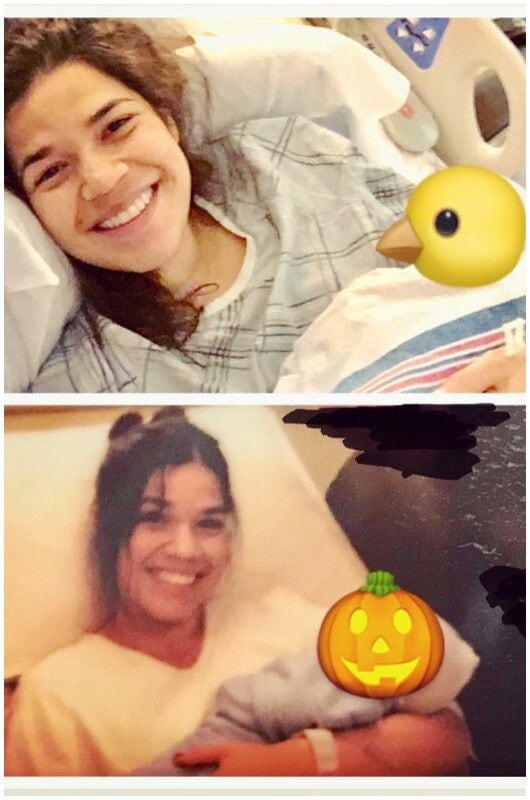 America Ferrera's first Halloween as a mom