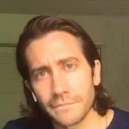 Jake Gyllenhaal showing his mane