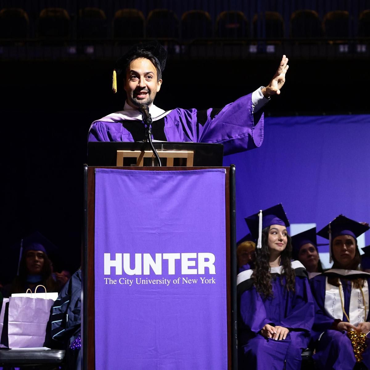 Lin Manuel Miranda Delivers Hunter College Commencement Address