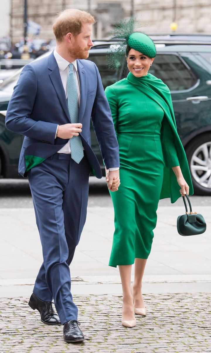 Royal ladies wearing green