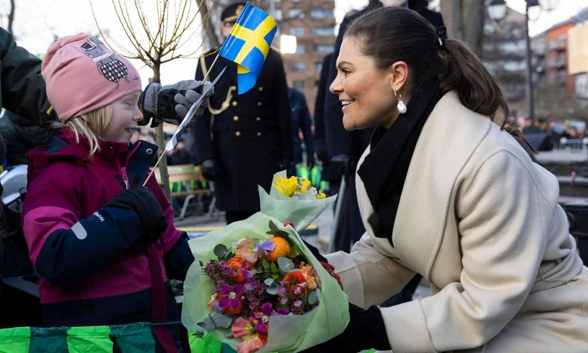 Swedish Royals Visit Norrtalje City's On Its 400th Anniversary