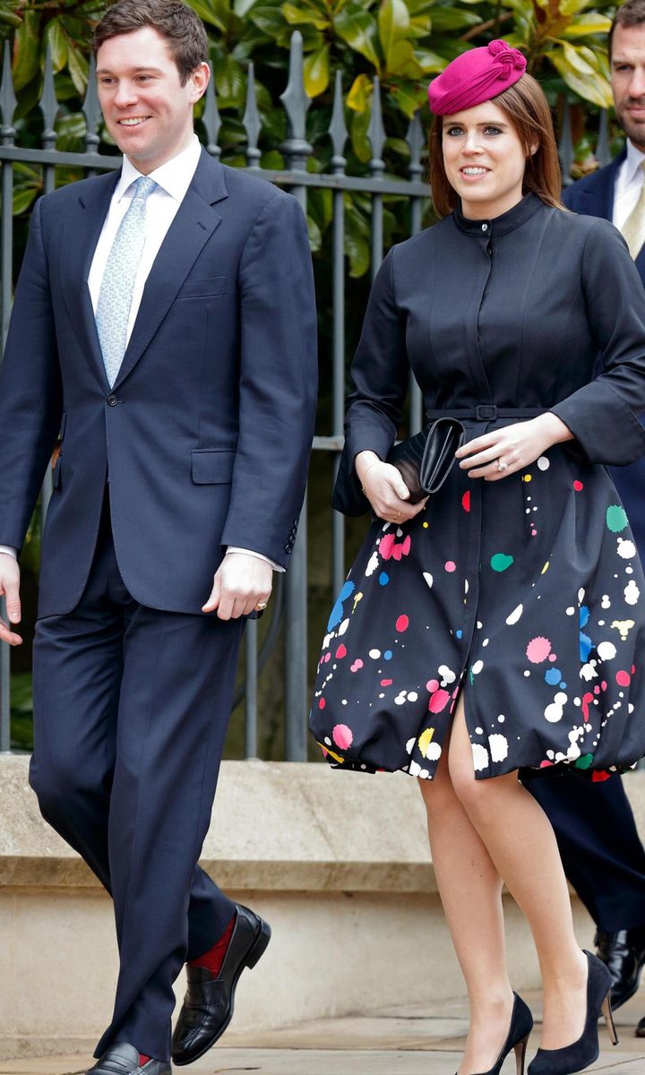 The Royal Family Attend Easter Service At St George's Chapel, Windsor