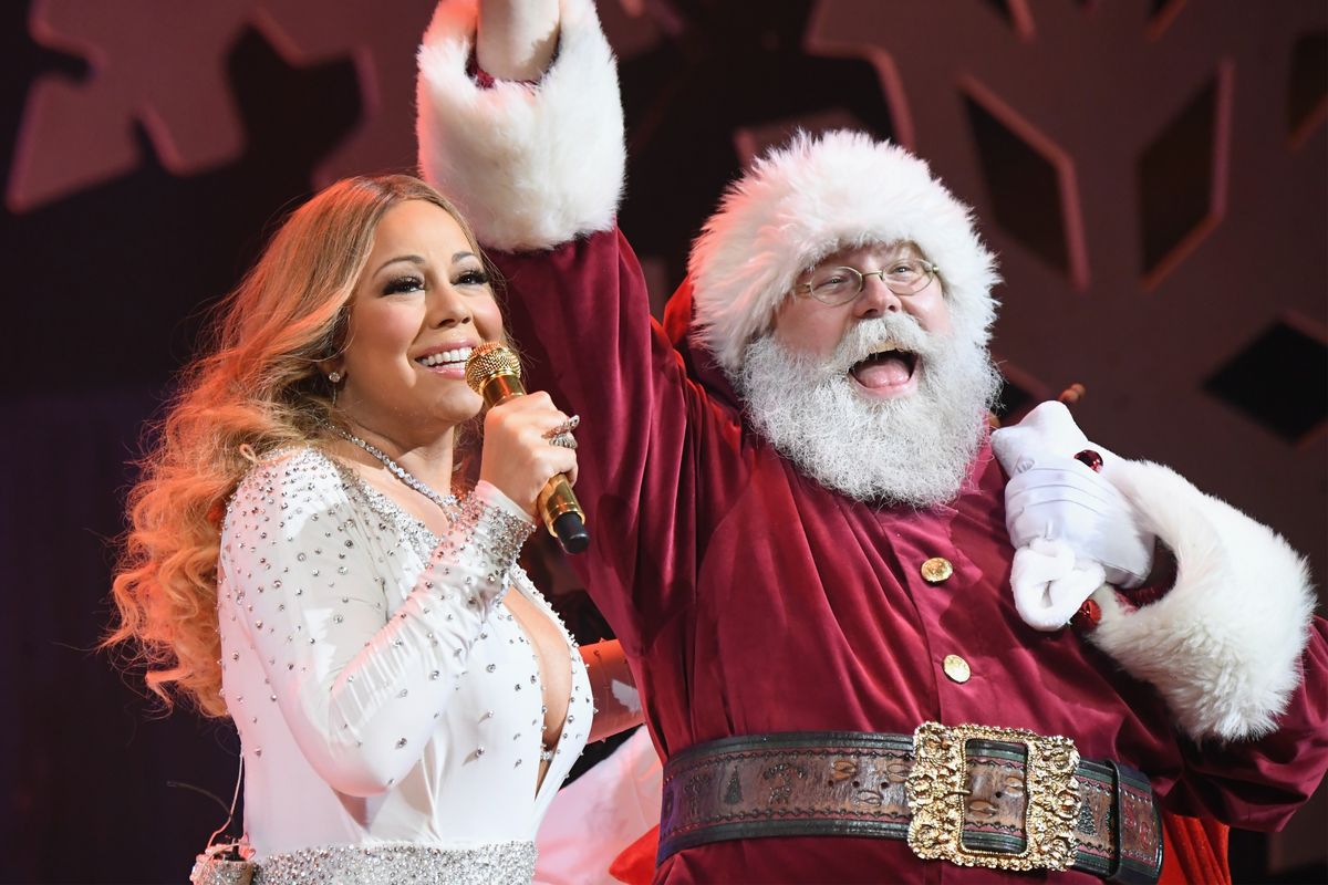 Mariah Carey performs during the opening show of Mariah Carey: All I Want For Christmas Is You at Beacon Theatre on December 5, 2016 in New York City.  (Photo by Jeff Kravitz/FilmMagic for Mariah Carey)