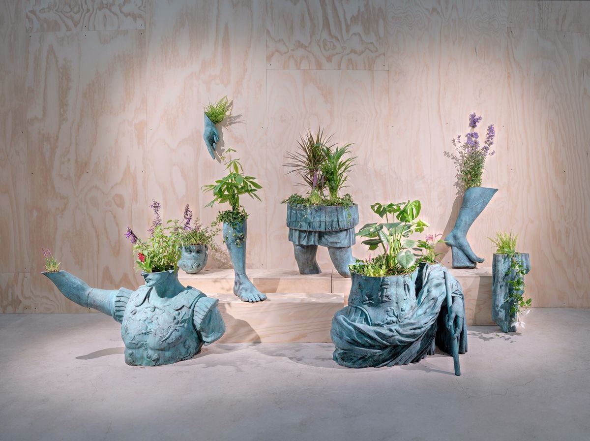 Iván Argote, Wild Flowers, Augustus was exhibited in Art Basel 2024 in Miami.