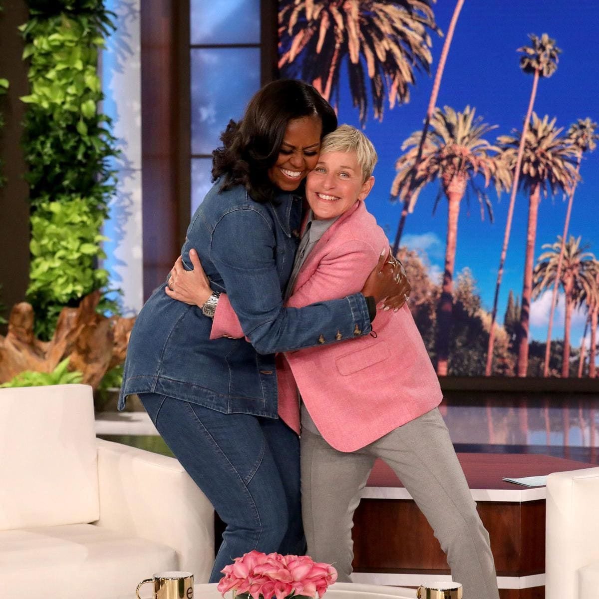 Michelle Obama joins Ellen DeGeneres for final appearance on the talk show