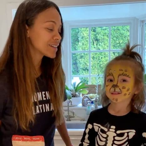 Zoe Saldana sweetest mom moments