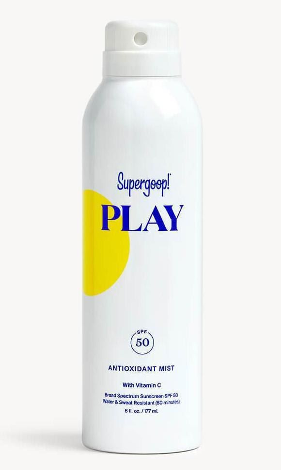 Sunscreen spray by Supergoop