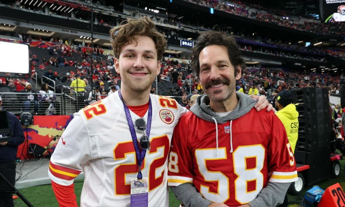 Paul Rudd and his son Jack Sullivan