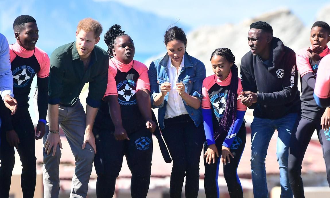 Meghan and Harry African Tour Waves for Change