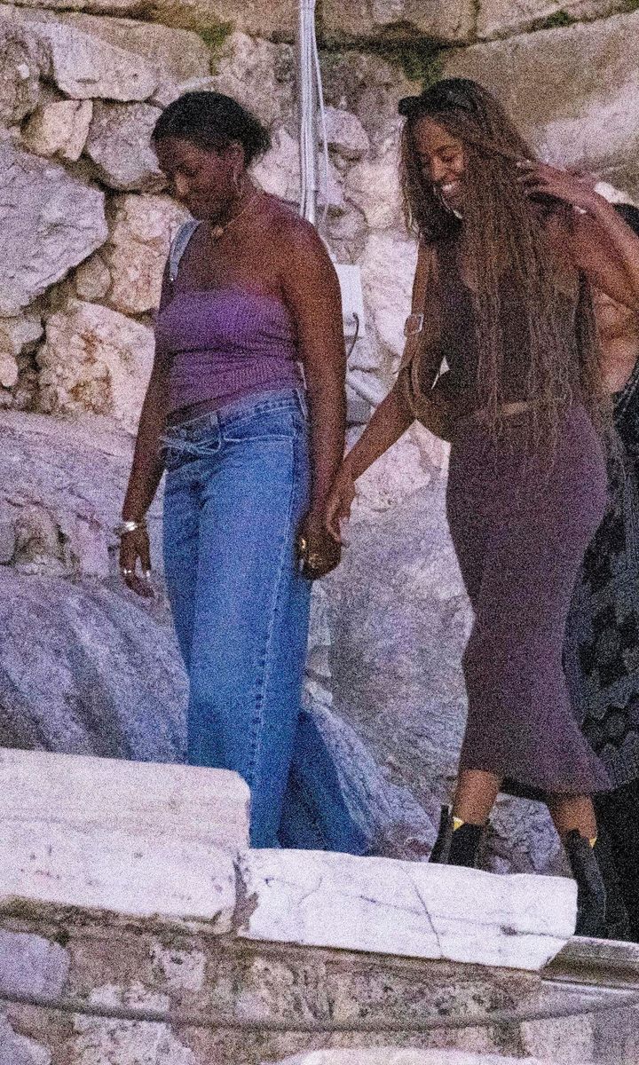 Sasha and Malia in Greece