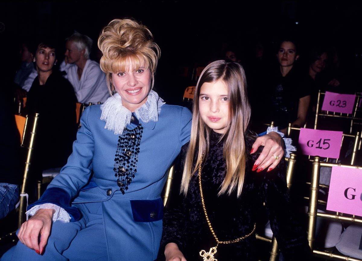 Ivana Trump (1949 - 2022) and her daughter, Ivanka.