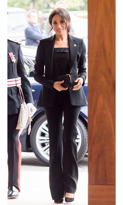 Meghan Markle wearing suits