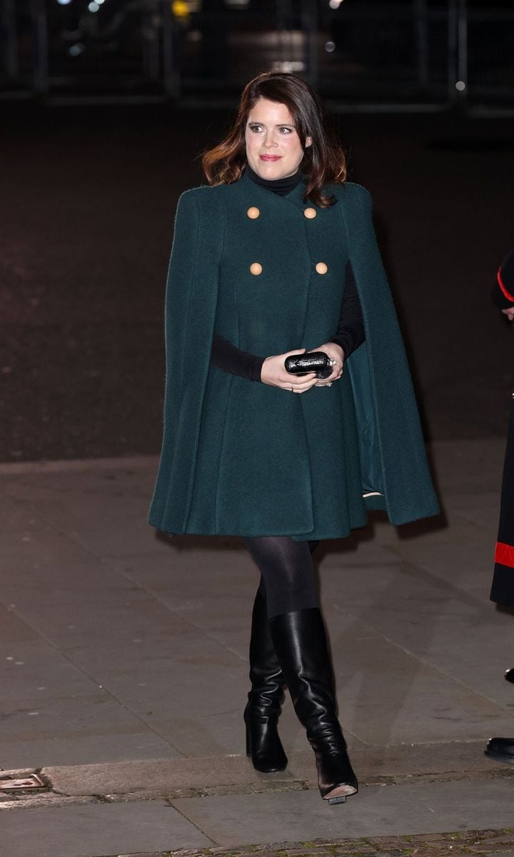 Princess Eugenie arrived sans her husband Jack Brooksbank.