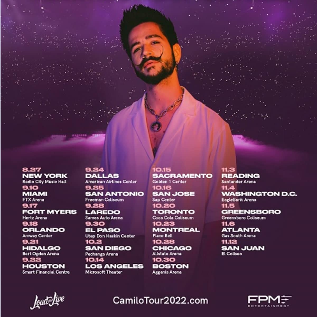 Camilo   North American Tour 2022