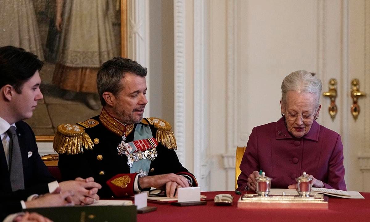 Queen Margrethe abdicated the throne on Jan. 14, 2024