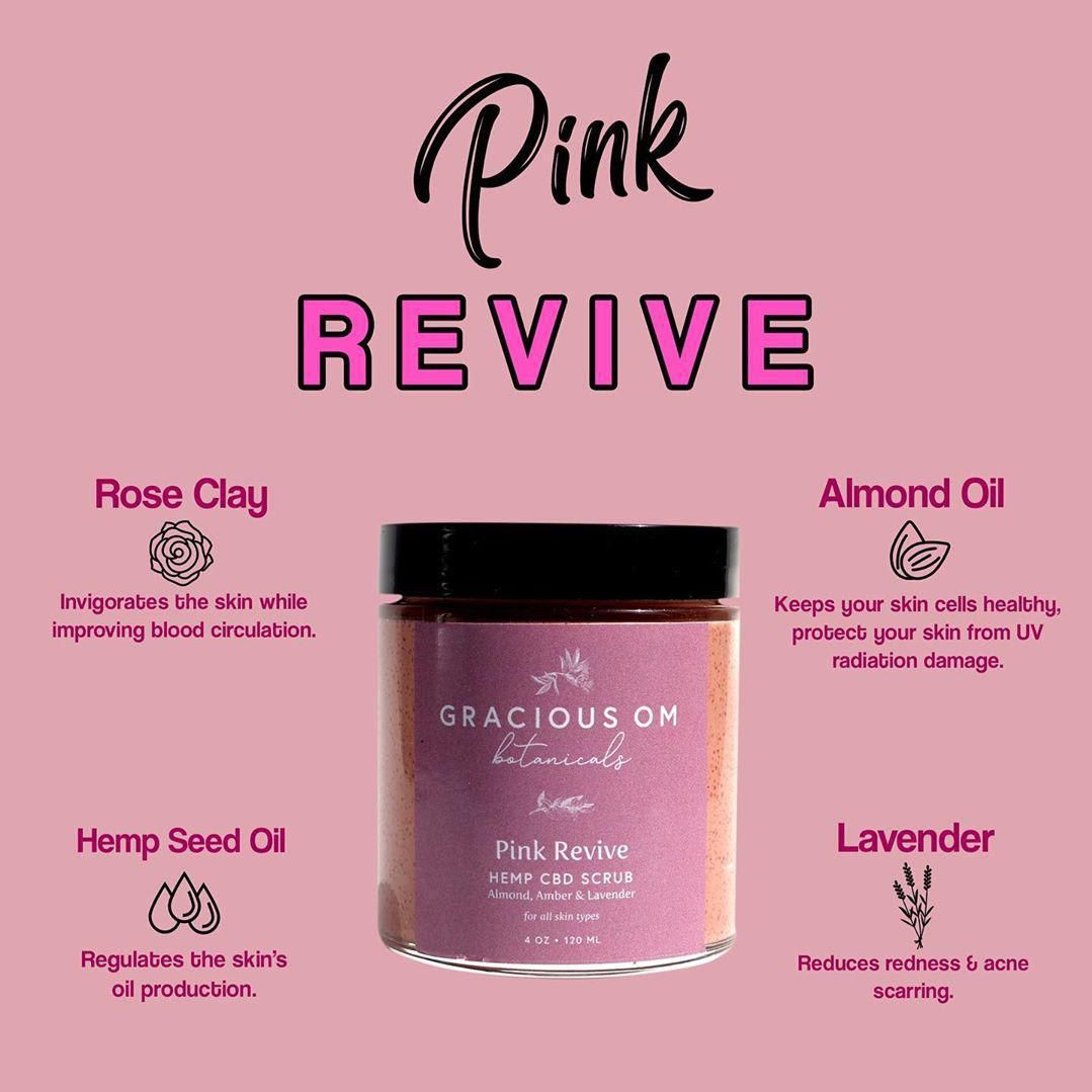 Gracious Om Pink Revive Scrub example