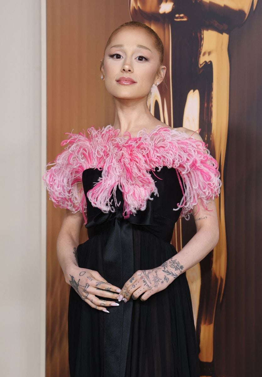 Ariana Grande attends the 97th Annual Academy Awards Nominees Dinner at the Academy Museum of Motion Pictures 