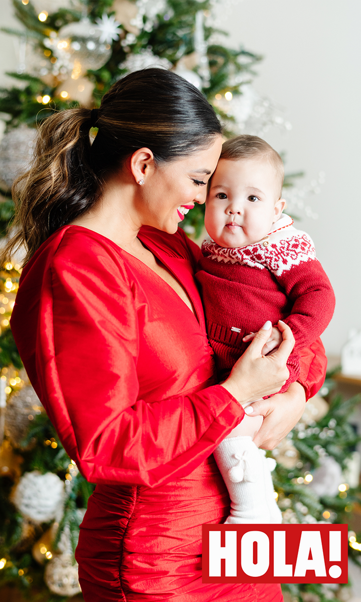 Pamela y Baby Ford primera navidad