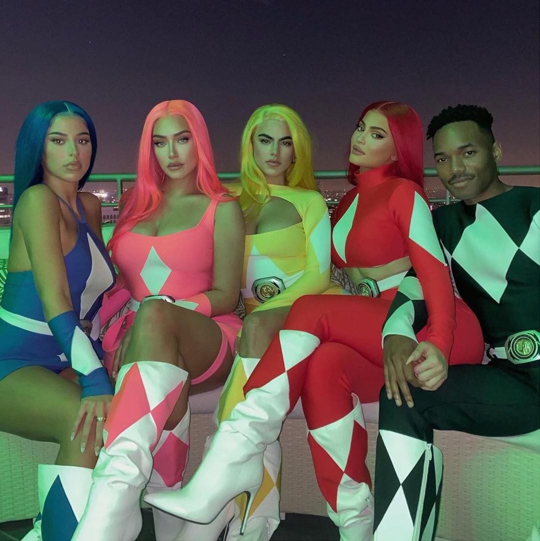 Kylie Jenner Power Rangers Halloween costume