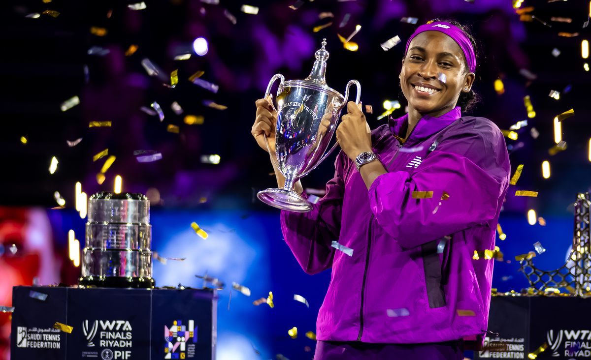 Coco Gauff at the WTA Finals