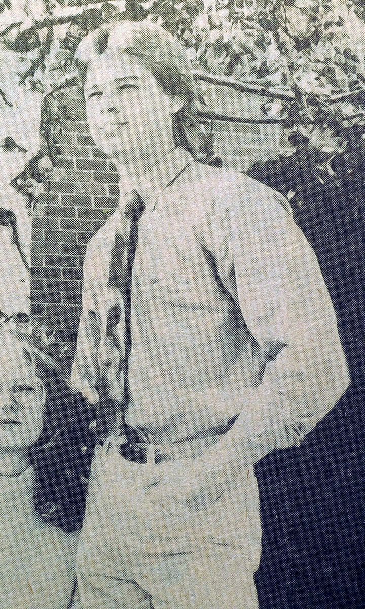 Brad Pitt in high school