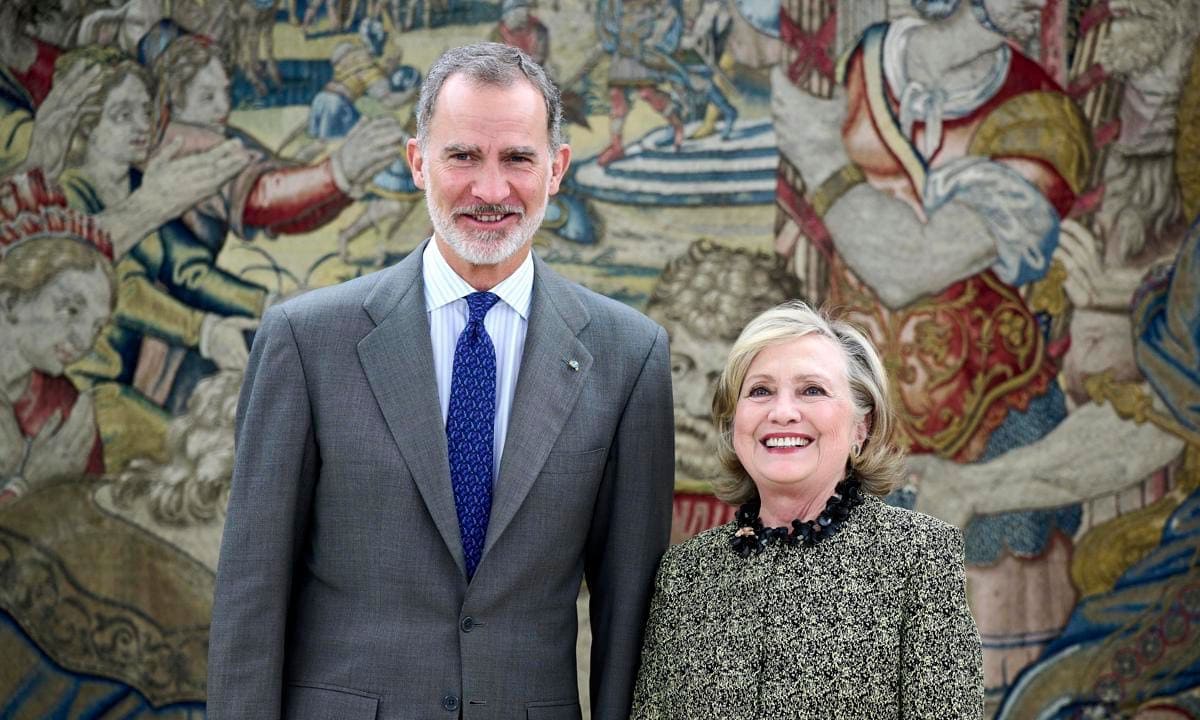 King Felipe of Spain Attend Audiences At Zarzuela Palace