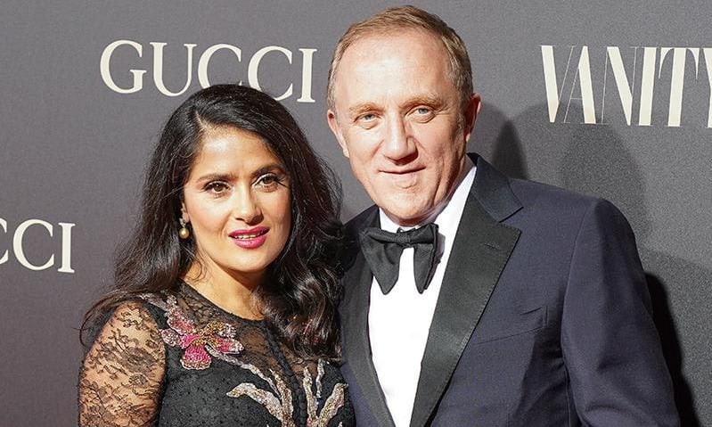 Salma Hayek and her husband