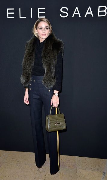 Olivia Palermo at Elie Saab.
<br>
Photo: Getty Images