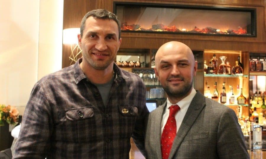 February 2: Heavyweight boxer Wladimir Klitschko dined at Benjamin Prime in NYC. The boxer, who was in town to announce his April 29 fight against Anthony Joshua, dined on Prime's signature Filet Mignon Tartare, Prime Salad, Rib Eye, Filet Mignon and Dreamless Creamed Spinach.
Photo: Benjamin Prime