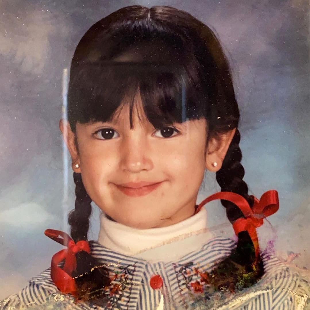 Eiza Gonzalez as a little girl