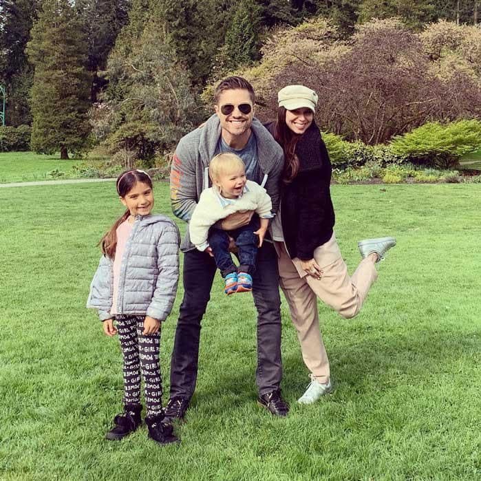 Eric Winter and Roselyn Sanchez family