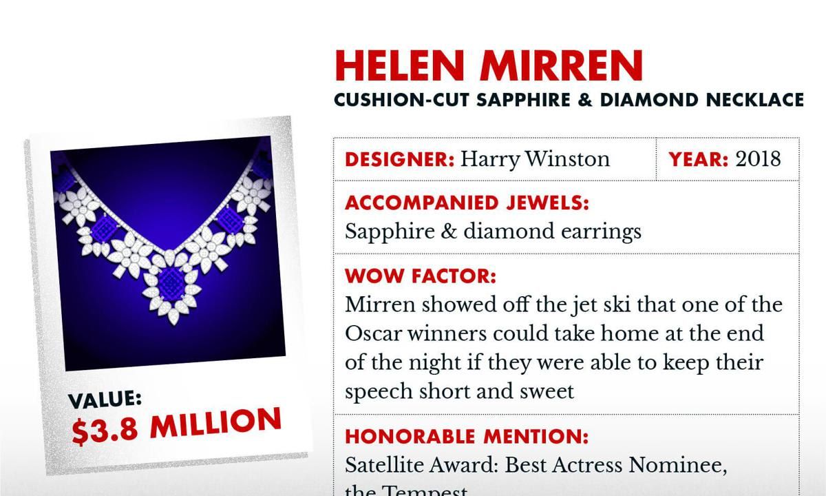 Helen Mirren Academy awards jewelry