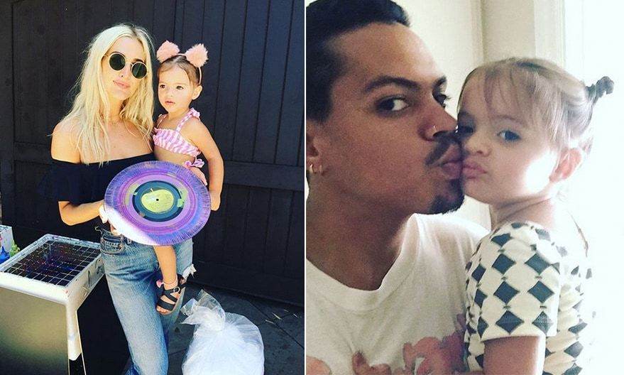 Ashlee Simpson and Evan Ross marked their adorable daughter Jagger's second birthday with a killer bash. The little girl had an Andy Warhol-themed party, complete with: paint-your-own vinyls, a Mickey Mouse cake (which was adorned with a Warhol can of soup that said "Jagger's Tomato Soup") and artistic hanging bananas.
Both parents proudly showed off their daughter on Instagram. "So much fun making painting vinyl CDs with @partylayne," Ashley captioned her mommy-daughter post.
Jagger's celebrity aunts - Jessica Simpson and Tracee Ellis Ross - were also on hand to celebrate!
Photo: Instagram/@ashleesimpsonross/@realevanross