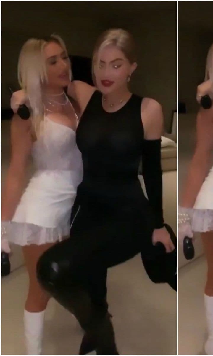 Kylie Jenner and Anastasia Karanikolaou Halloween