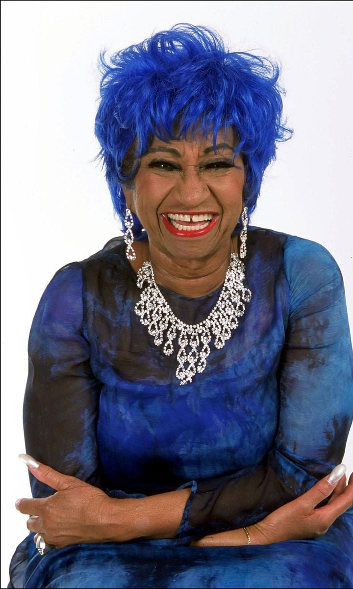 Celia Cruz at the Festival in Montreux, Switzerland in July, 2001.