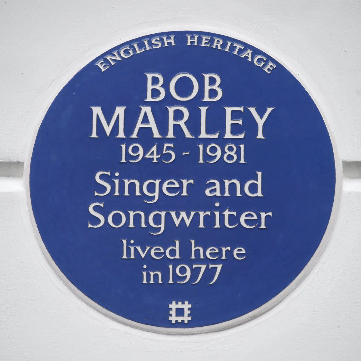 Bob Marley English Heritage blue plague unveiling