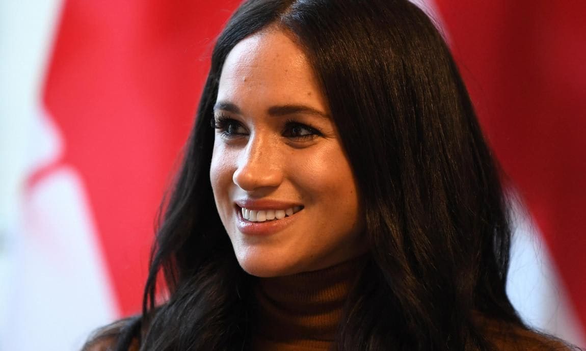 Meghan Markle while visiting Canada House