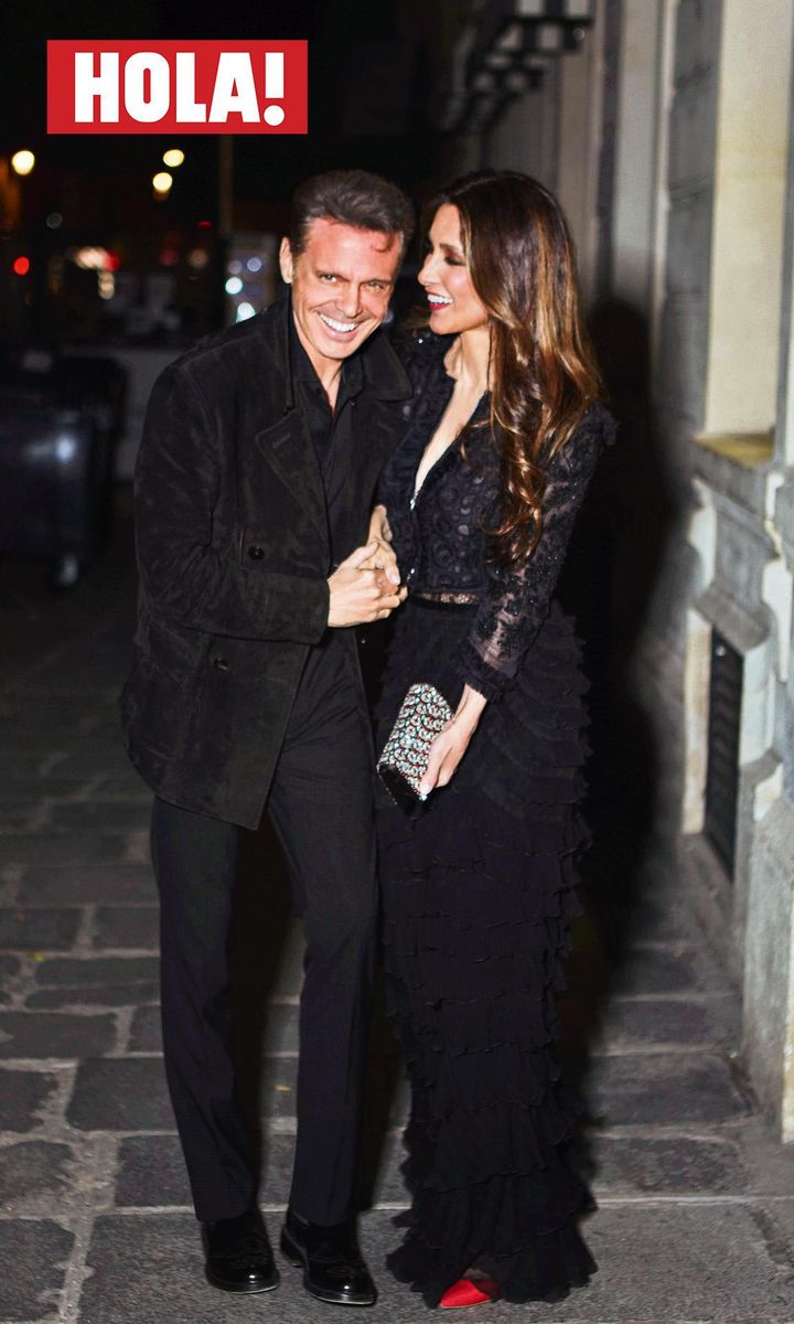 Paloma Cuevas y Luis Miguel en Paris