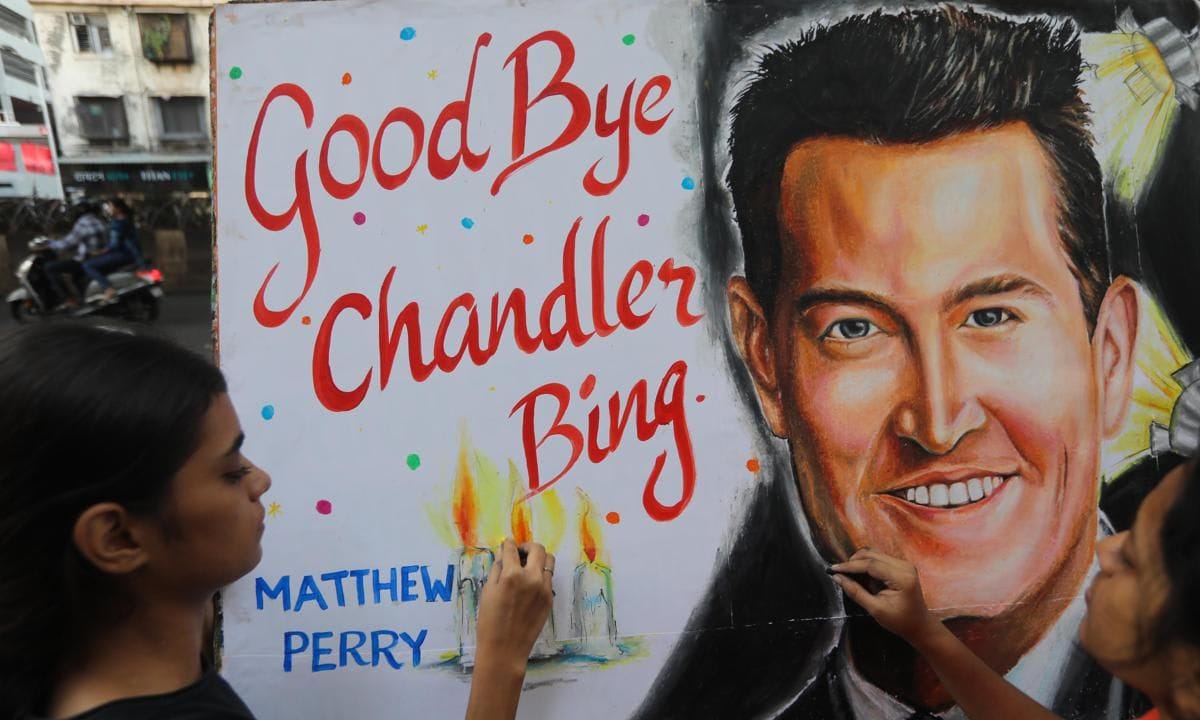 Tribute To Late American Canadian Actor Matthew Perry In Mumbai