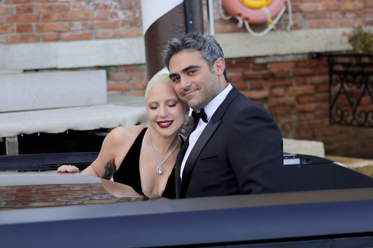 Lady Gaga and Michael Polansky are seen at the 81st Venice International Film Festival 