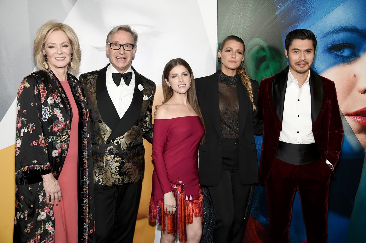 Jean Smart, Paul Feig, Anna Kendrick, Blake Lively, and Henry Golding attend the New York premier of "A Simple Favor" at Museum of Modern Art on September 10, 2018