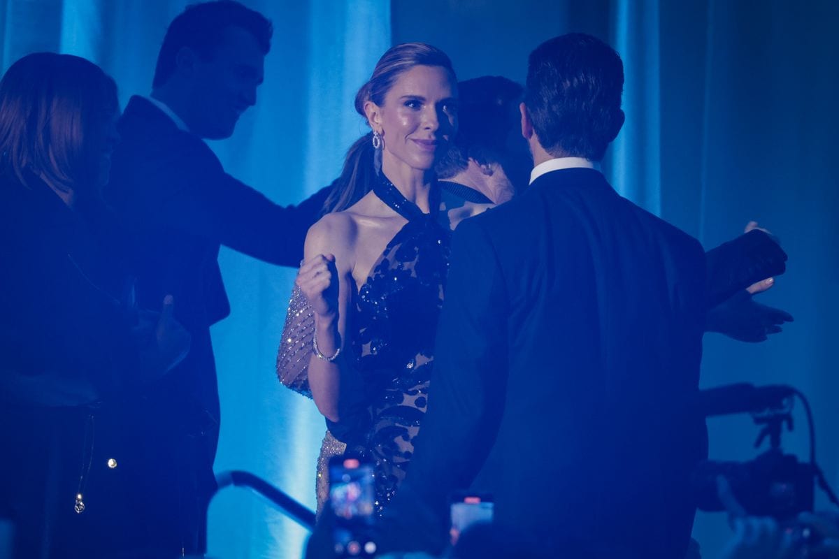 Donald Trump Jr. and Bettina Anderson at the Turning Point USA Inaugural-Eve Ball 