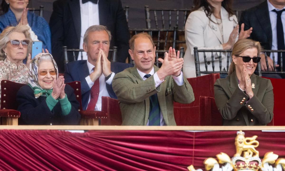 The Queen, Prince Edward and the Countess of Wessex attended the show