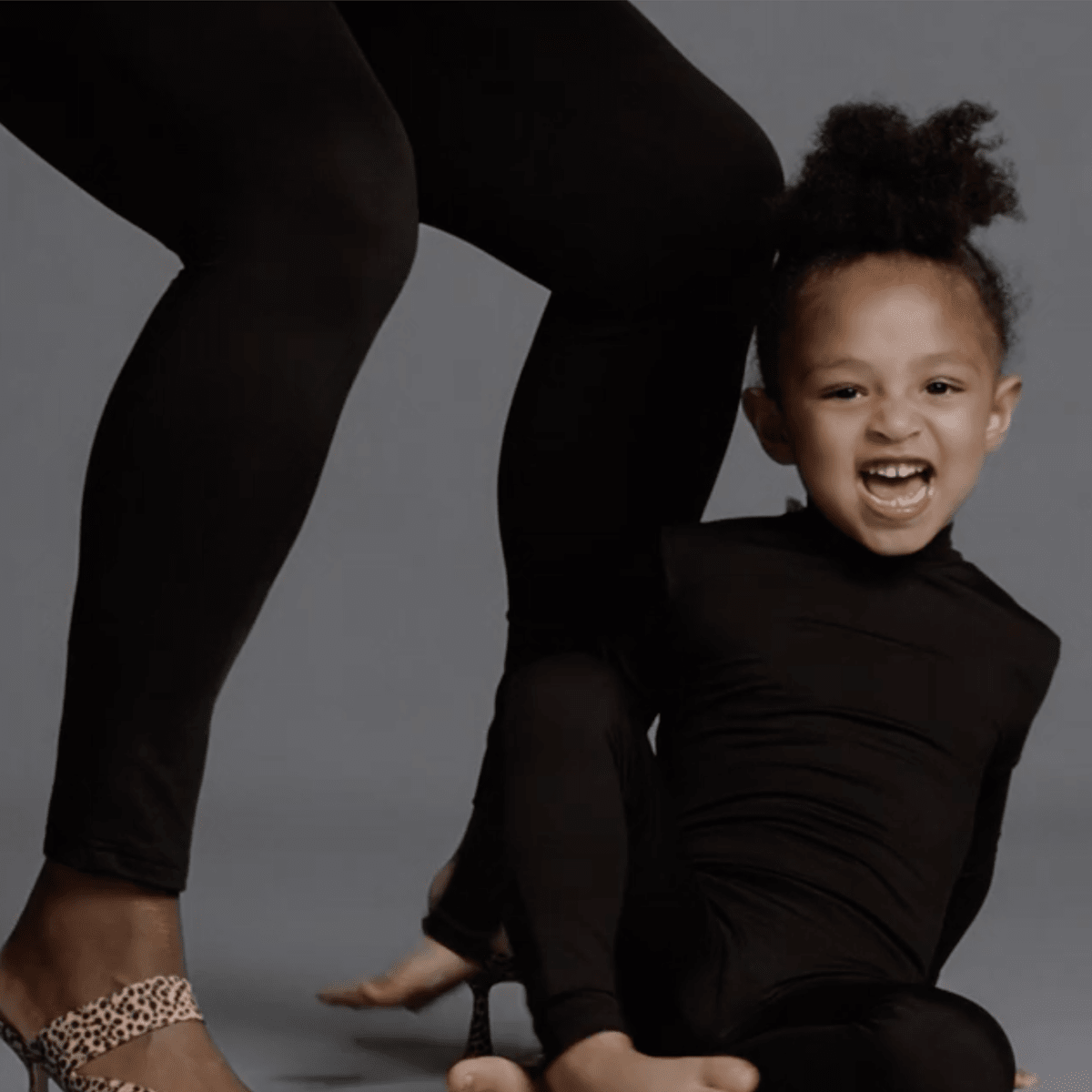 Serena Williams and Alexis Olympia Ohanian Jr. modeling for the newest Stuart Weitzman fashion campaign.